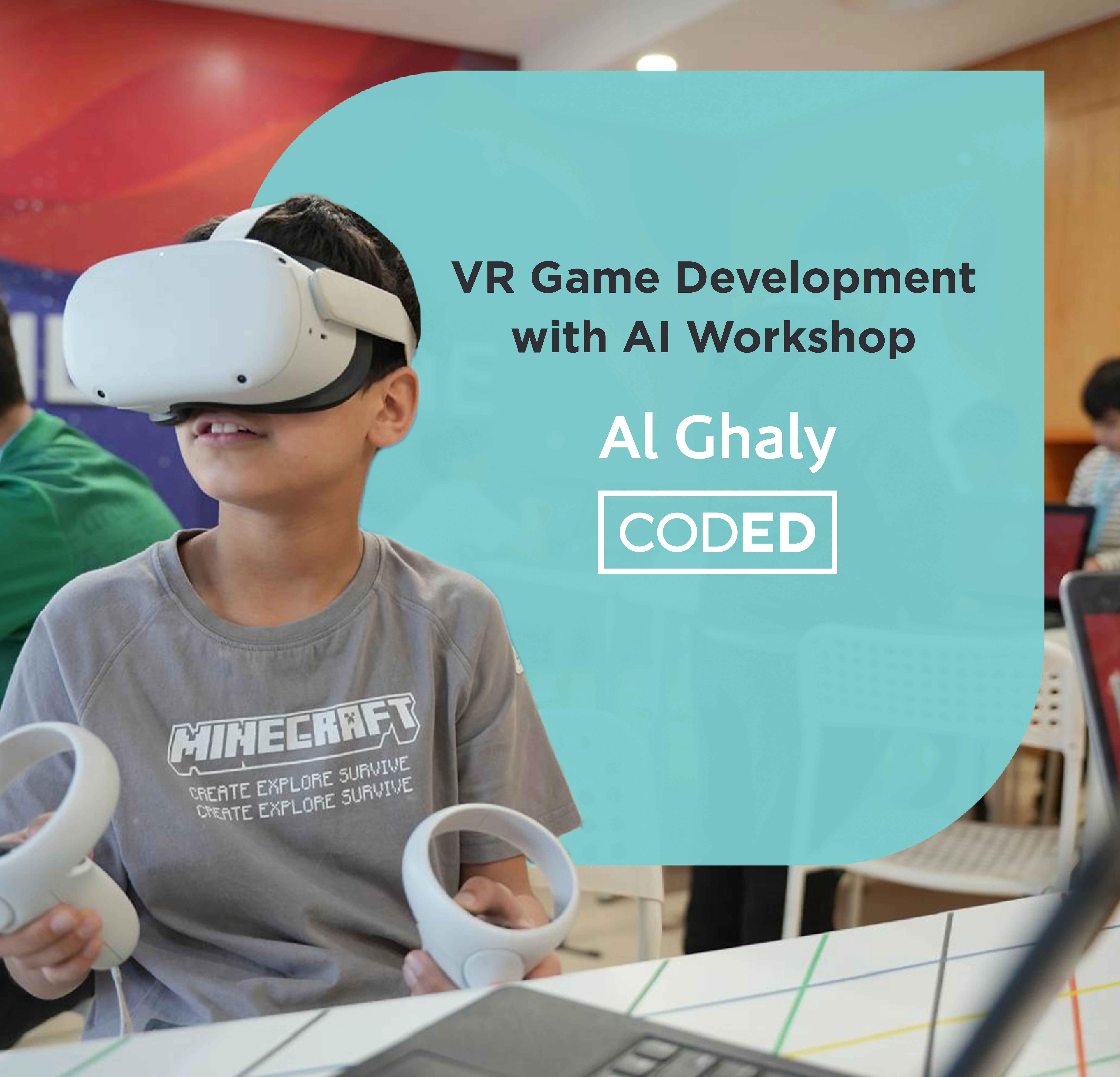 VR Game Development with AI workshop by Boubyan Bank for Al Ghaly customers in collaboration with CODED.