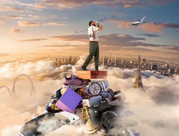 خلك رابح، كل ما استخدمت بطاقتك الائتمانية